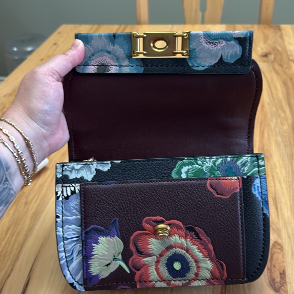 NWT Coach Troupe Crossbody With Kaffe Fassett Print - Picture 10 of 14